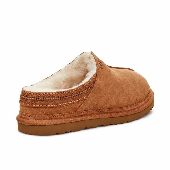 UGG Neuman Slippers Men’s Sheepskin Suede Chestnut 1113631-CHE Size 12 main image 4